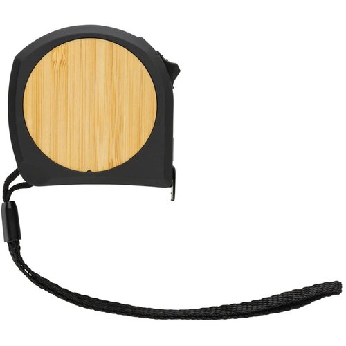 RCS gerecycled plastic bamboe rolmaat 5M/19mm zwart