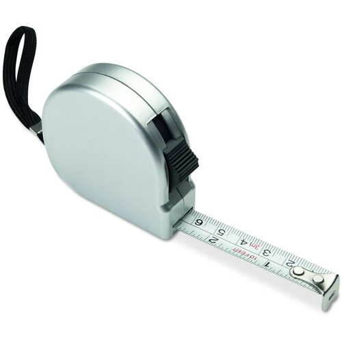 Rolmaat 2 meter Melo mat zilver