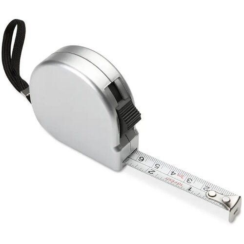 Rolmaat 2 meter Melo mat zilver