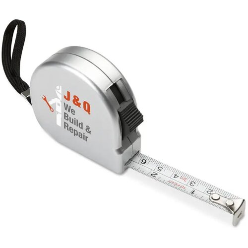 Rolmaat 2 meter Melo mat zilver