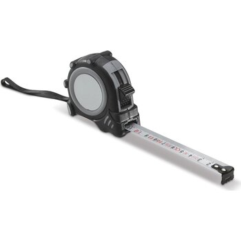 Rolmaat fix 3m grijs / zwart