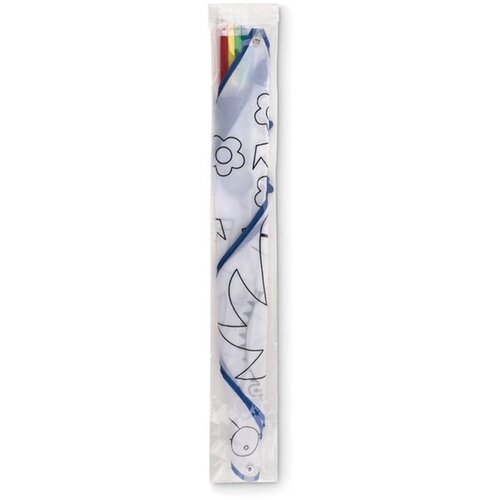 Vlieger met viltstiften Tarifa blauw