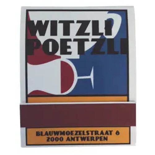 Lucifermapje met 20 grote lucifers met full colour opdruk