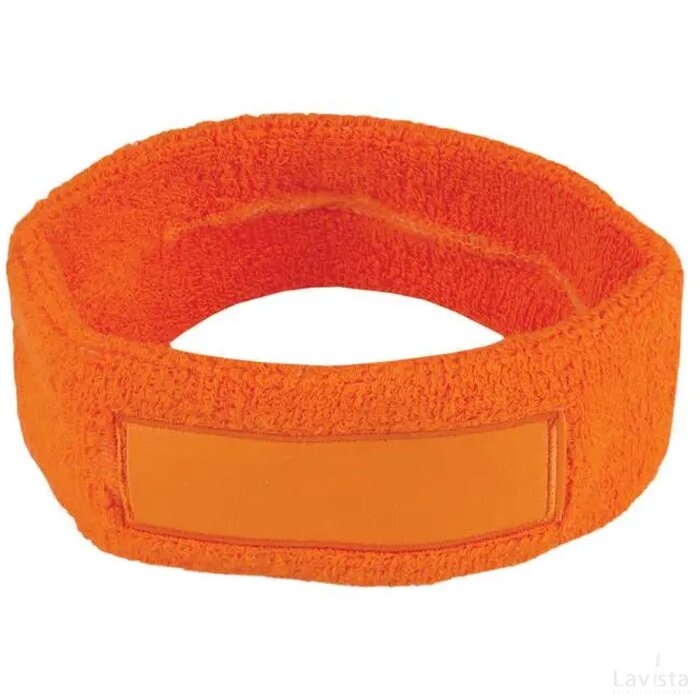 Hoofdband 18cm Met Label 9*3 Cm Oranje