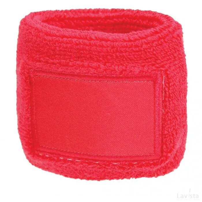 Polsband 6cm Met Label Roze