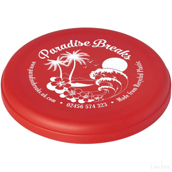 Crest gerecyclede frisbee Rood