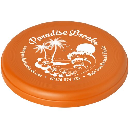 Crest gerecyclede frisbee Oranje