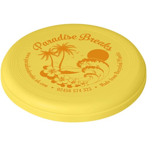 Crest gerecyclede frisbee Geel