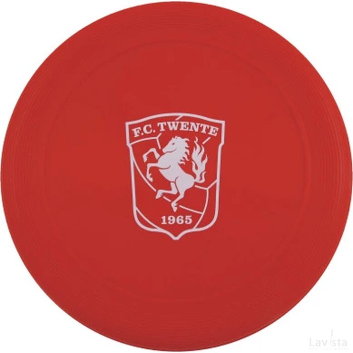 Frisbee 21 cm. met ringen Rood