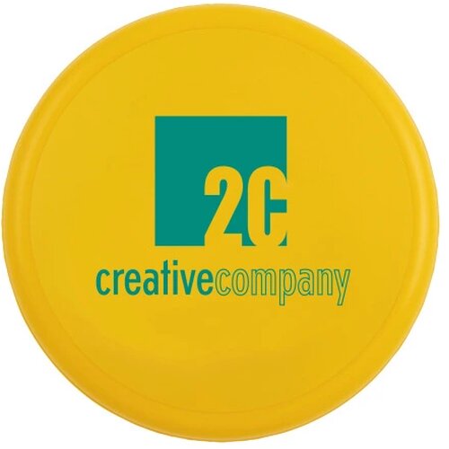 Frisbee 21 cm. zonder ringen Geel
