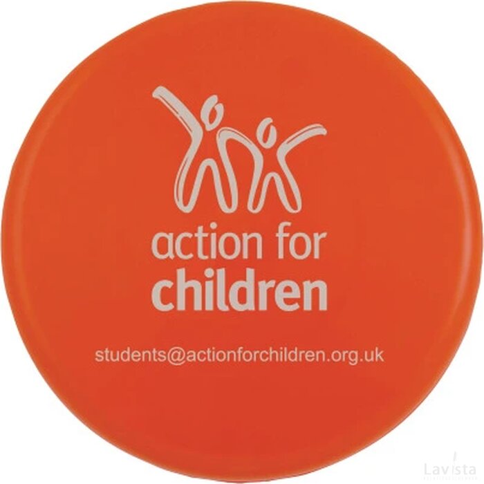 Frisbee 21 cm. zonder ringen Oranje