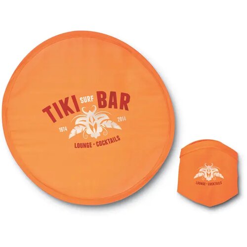 Opvouwbare nylon frisbee Atrapa oranje