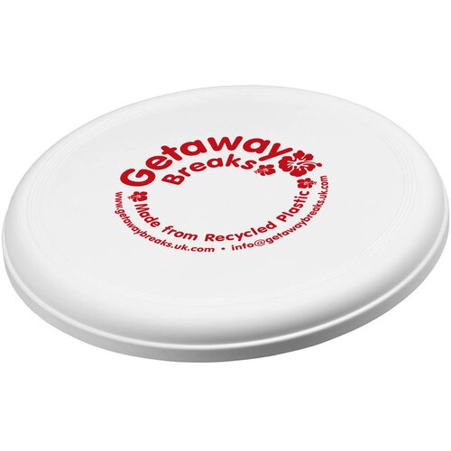 Orbit frisbee van gerecycled plastic Wit