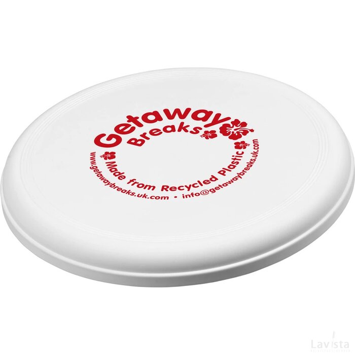 Orbit frisbee van gerecycled plastic Wit