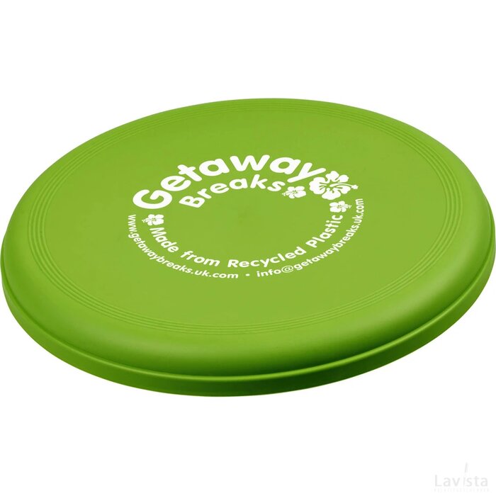 Orbit frisbee van gerecycled plastic Lime