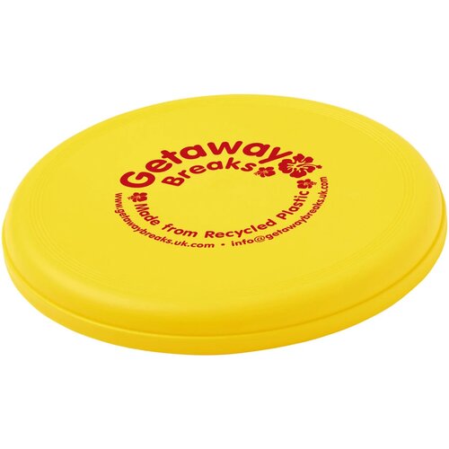 Orbit frisbee van gerecycled plastic Geel