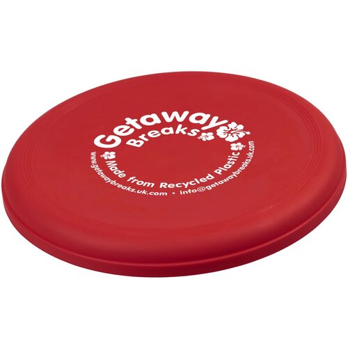 Orbit frisbee van gerecycled plastic Rood