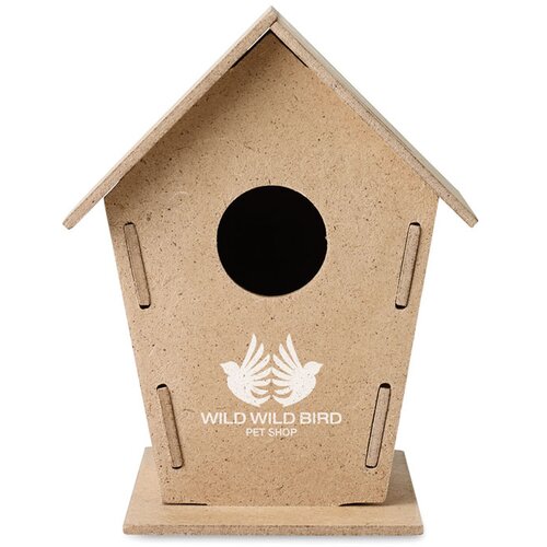 Vogelhuisje van mdf Woohouse hout