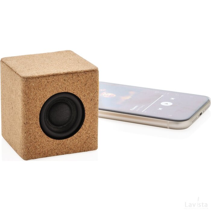 Kurk 3W draadloze speaker bruin