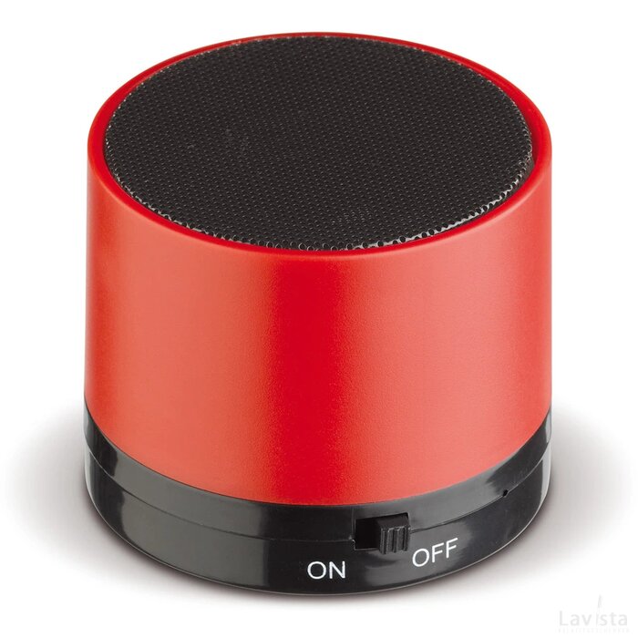 Draadloze mini speaker 3W rood