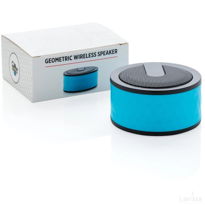 Geometric draadloze speaker blauw