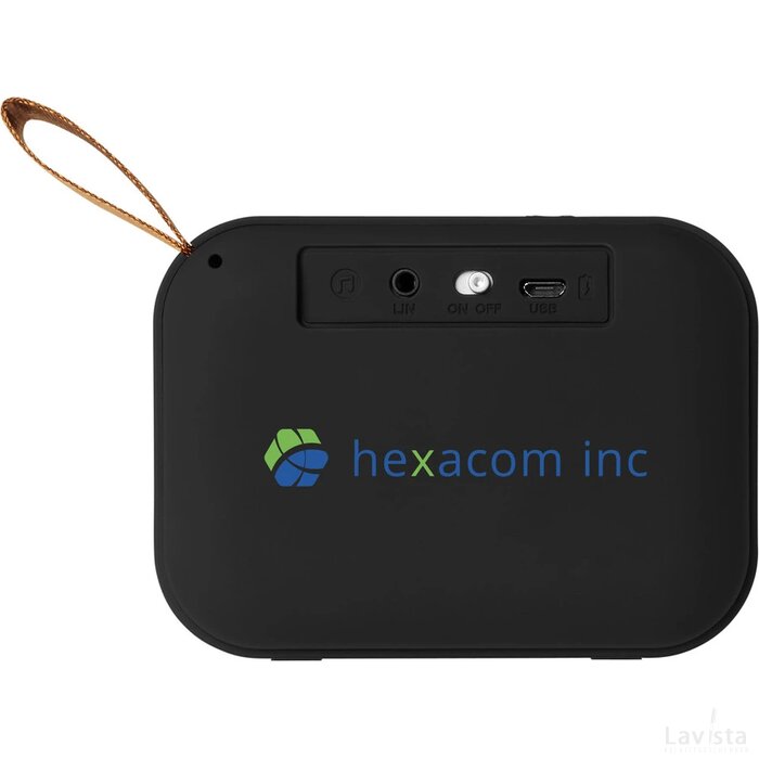 Fashion Bluetooth®-speaker van stof Koningsblauw