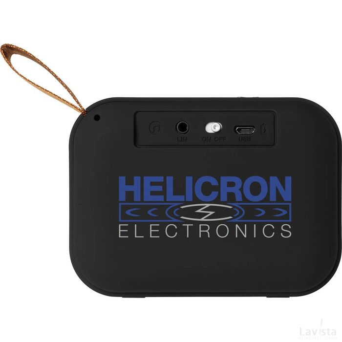 Fashion Bluetooth®-speaker van stof Grijs