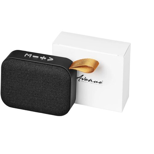 Fashion Bluetooth®-speaker van stof Zwart