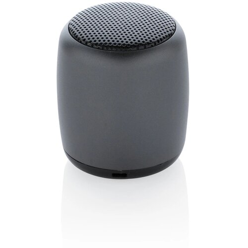 Mini aluminium draadloze speaker antraciet