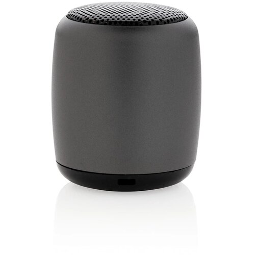 Mini aluminium draadloze speaker antraciet