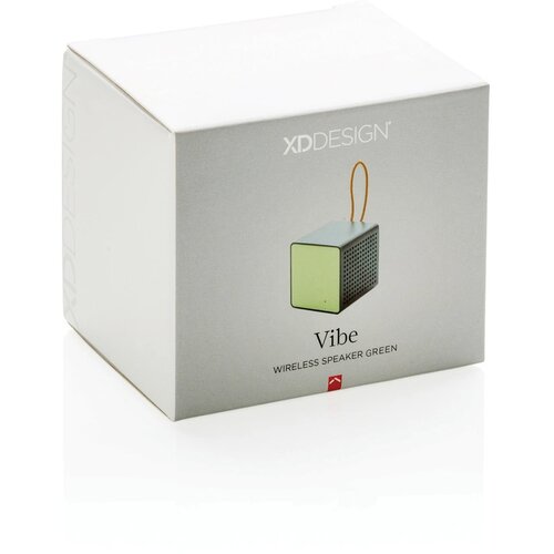 Vibe draadloze 3W speaker groen, zwart