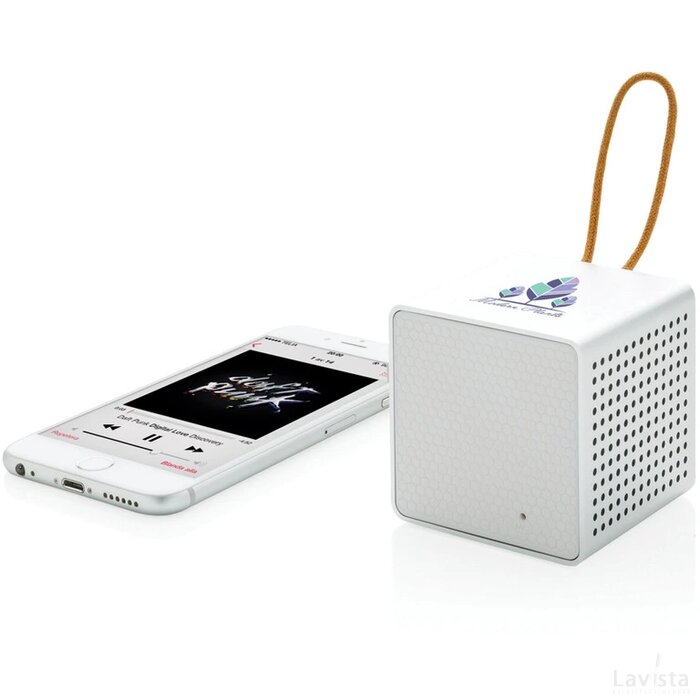 Vibe draadloze 3W speaker wit, grijs