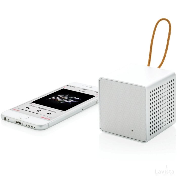Vibe draadloze 3W speaker wit, grijs