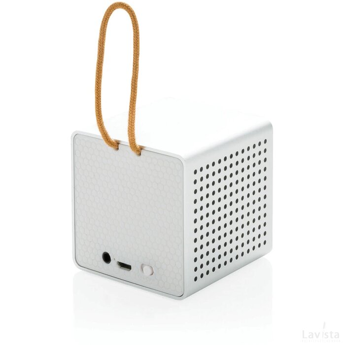 Vibe draadloze 3W speaker wit, grijs