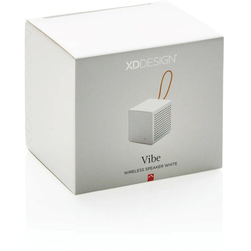Vibe draadloze 3W speaker wit, grijs