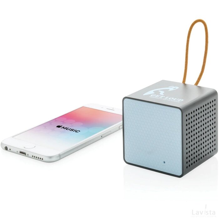Vibe draadloze 3W speaker blauw, zwart