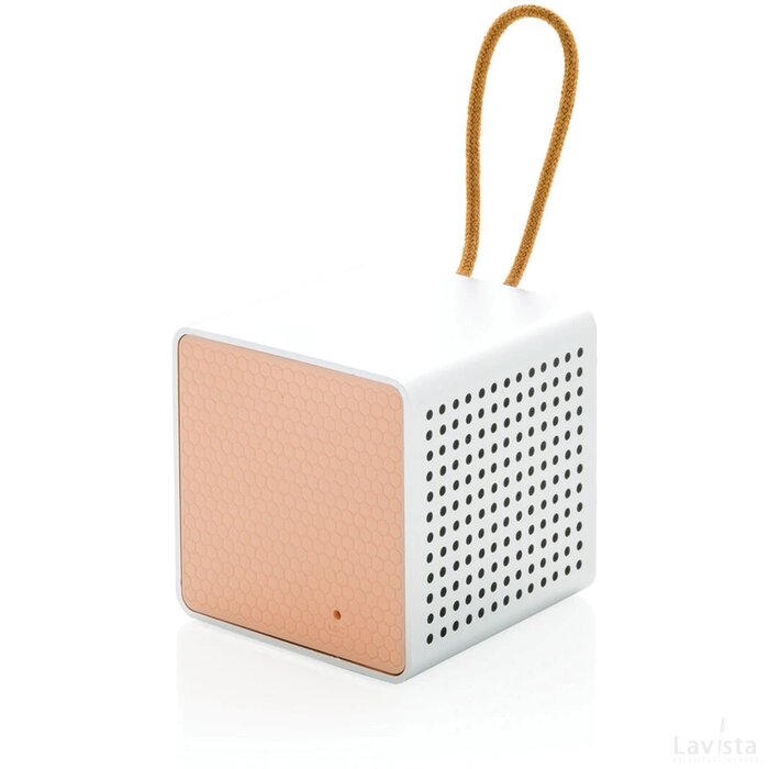 Vibe draadloze 3W speaker roze, grijs