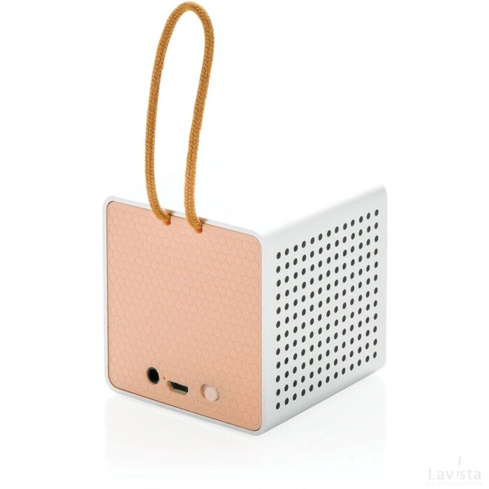 Vibe draadloze 3W speaker roze, grijs