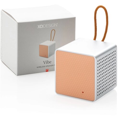 Vibe draadloze 3W speaker roze, grijs