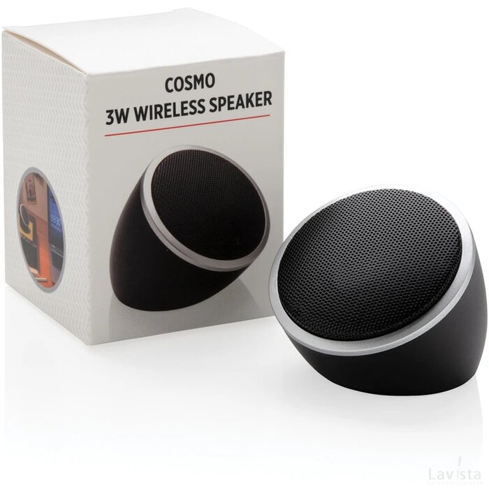 Cosmo 3W draadloze speaker zwart, grijs