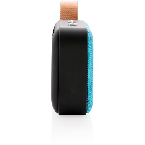 Fabric trend draadloze 3W speaker blauw, zwart