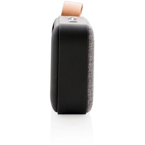 Fabric trend draadloze 3W speaker antraciet, zwart