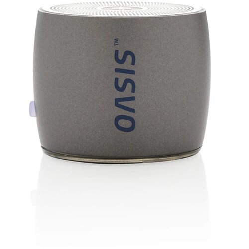 Swiss Peak 3W draadloze bass speaker grijs, grijs