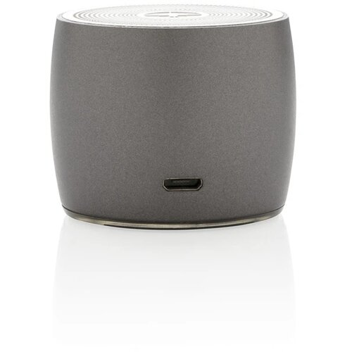 Swiss Peak 3W draadloze bass speaker grijs, grijs