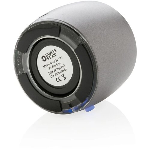 Swiss Peak 3W draadloze bass speaker grijs, grijs