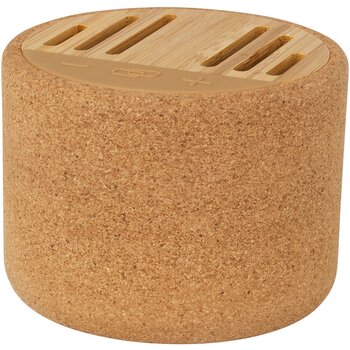 Cerris Bluetooth® speaker van kurk van 5 W Naturel