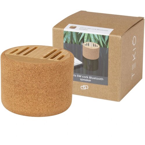 Cerris Bluetooth® speaker van kurk van 5 W Naturel