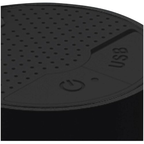 SCX.design S26 speaker 3W voorzien van ring met oplichtend logo Zwart