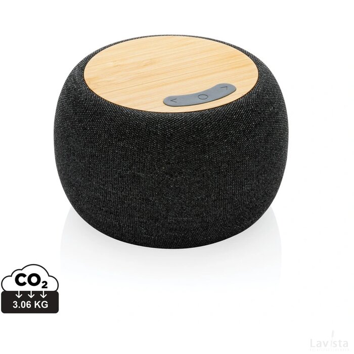 RCS Rplastic/PET en bamboe 5W luidspreker antraciet