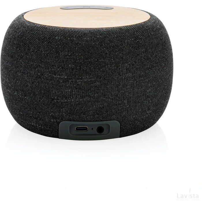 RCS Rplastic/PET en bamboe 5W luidspreker antraciet